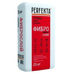 Стяжка пола Perfekta Фиброслой, 25 кг